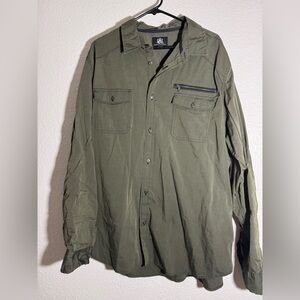 Rock & Republic Dark Olive Shirt Jacket